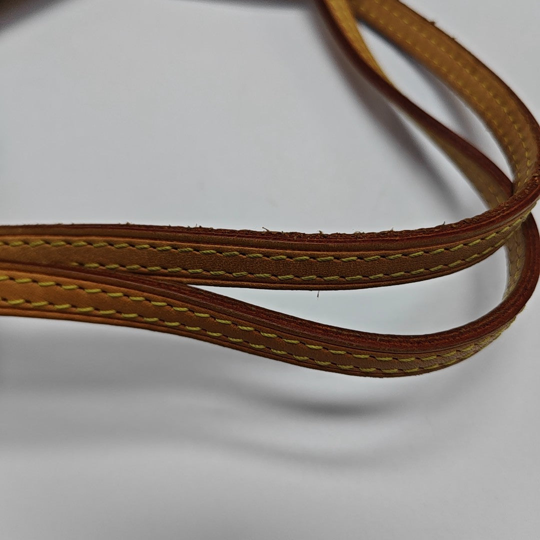 NEVERFULL MM Monogram Coated Canvas Brown
