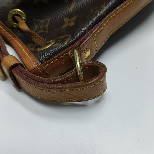 NOÉ BB Monogram Coated Canvas Brown