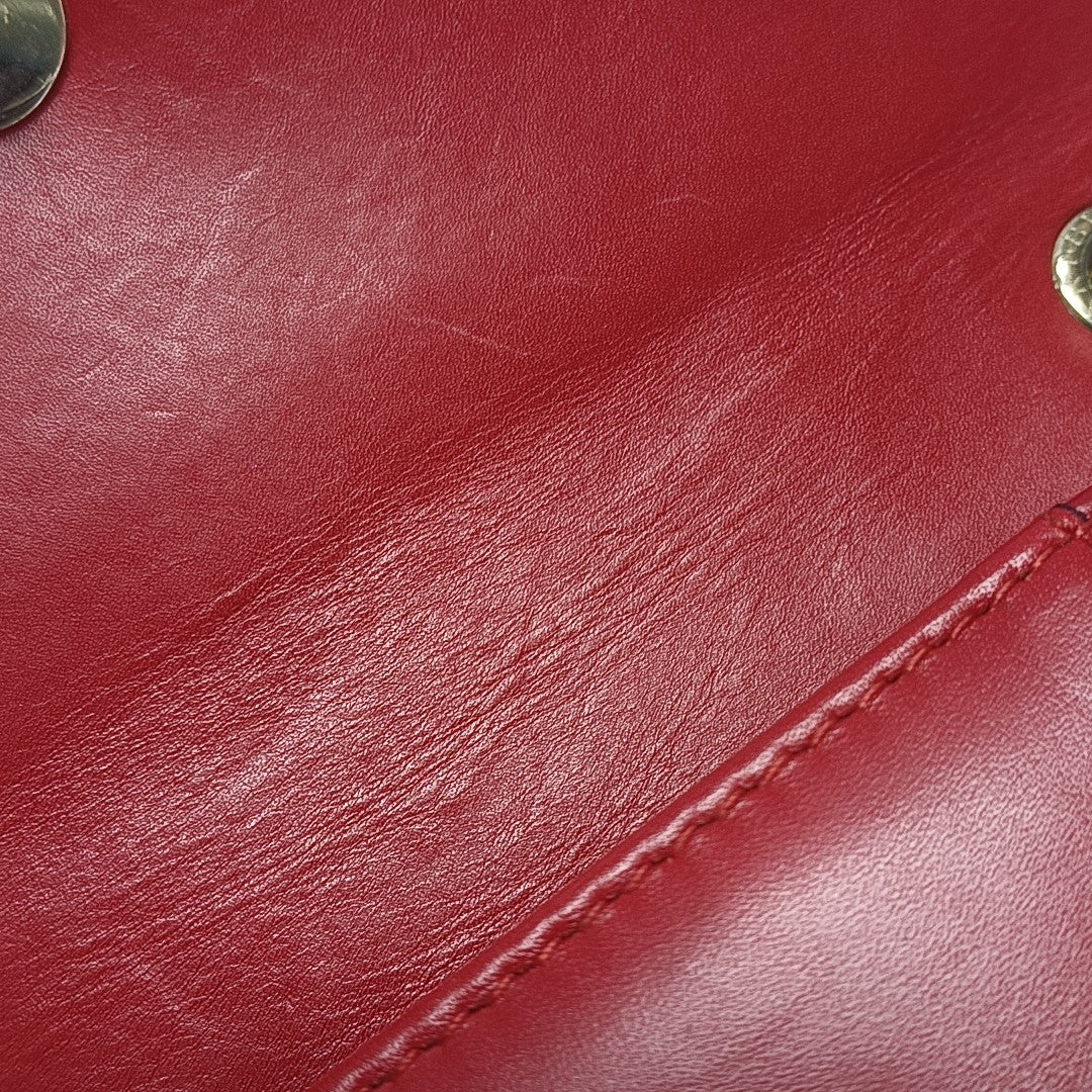 SERPENTI FOREVER Small Calfskin Red