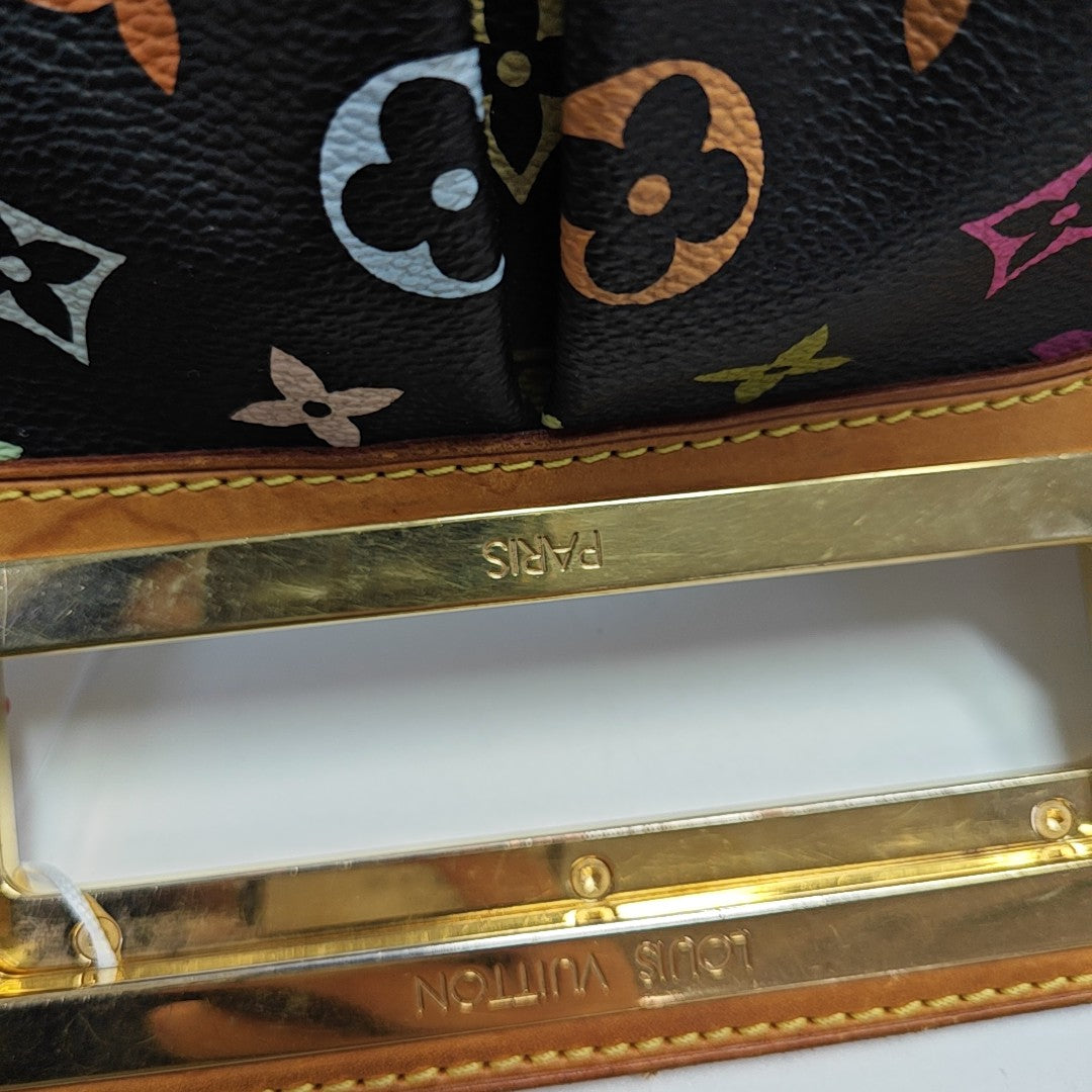 LV × TM JUDY Monogram Coated Canvas Black