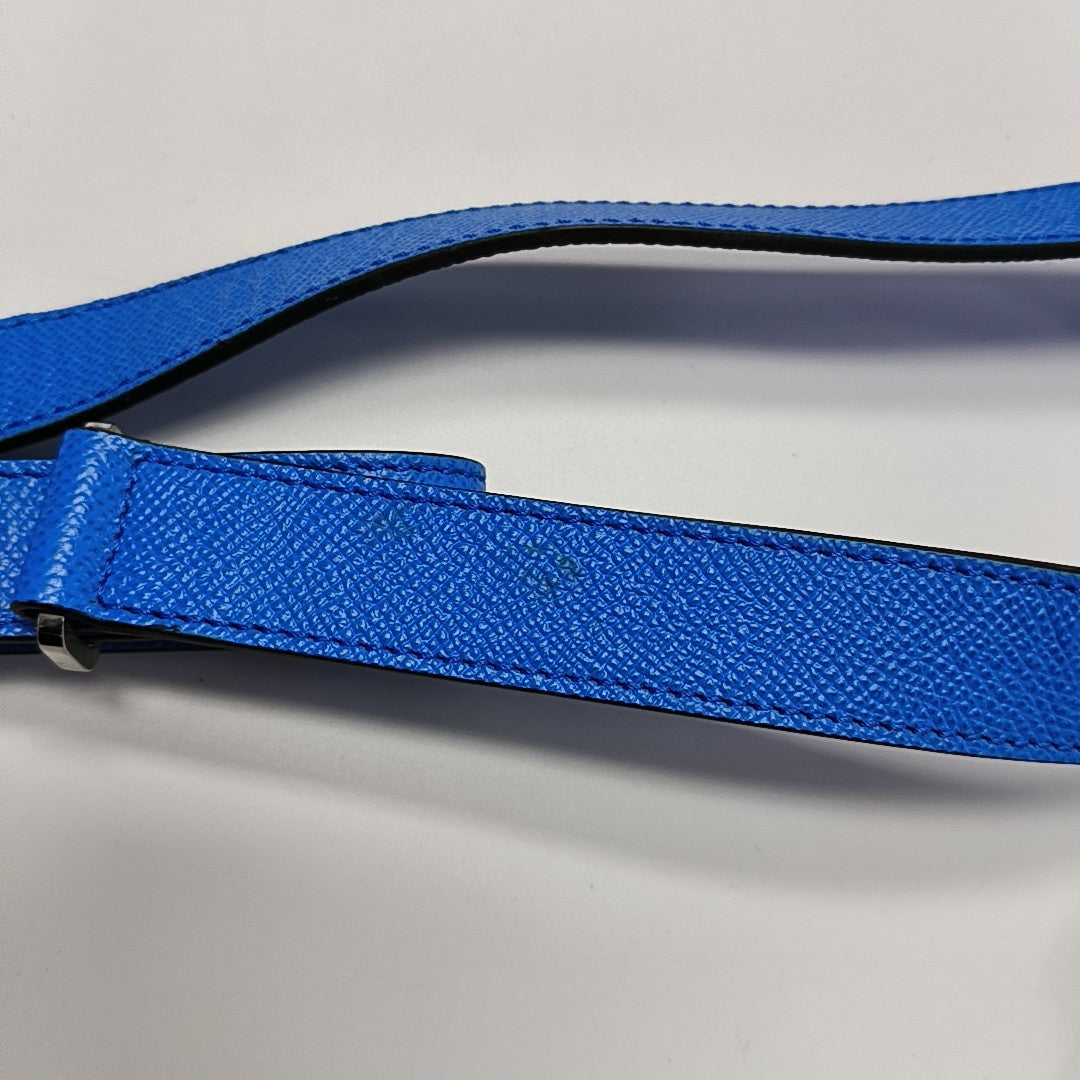 Calfskin Shoulder Bag Blue