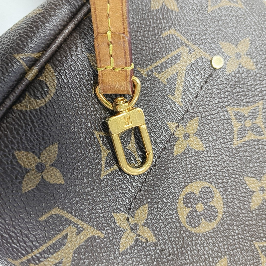 FAVORITE MM Monogram Coated Canvas Brown