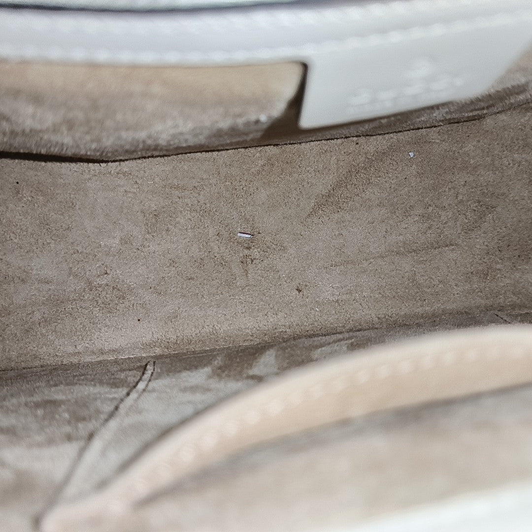 Sylvie Small Calfskin White