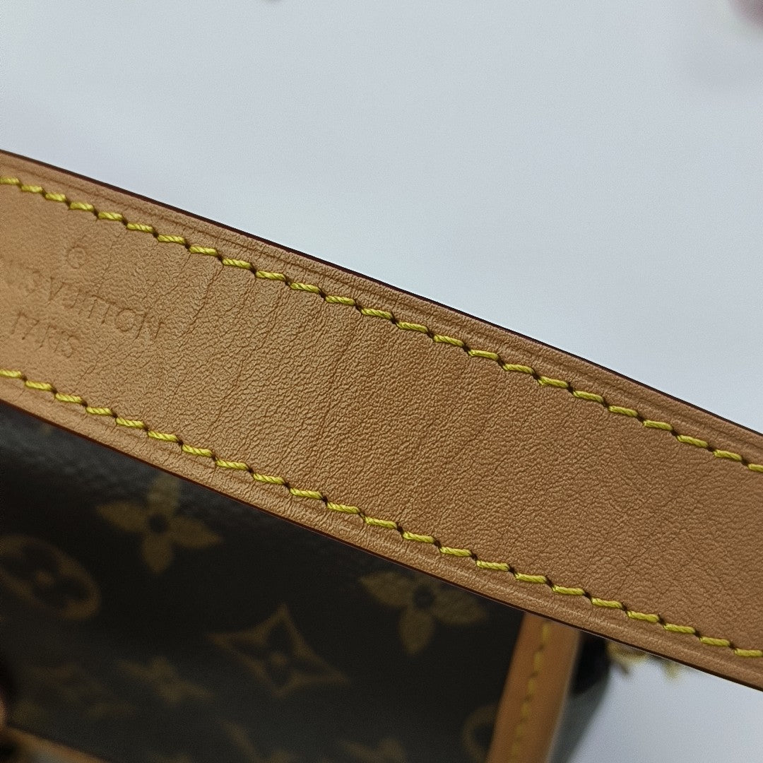 DIANE Monogram Coated Canvas Brown