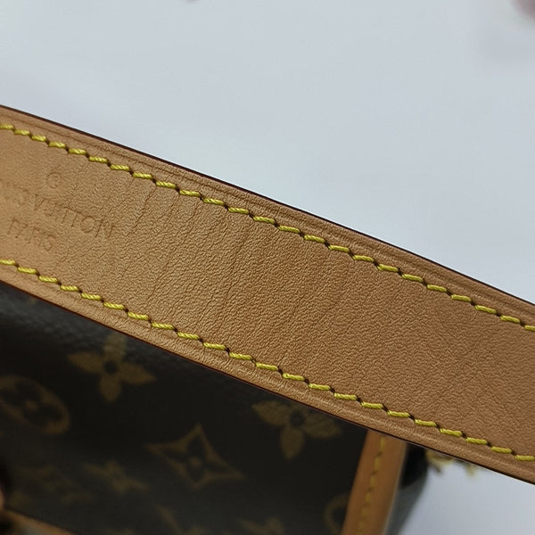 DIANE Monogram Coated Canvas Brown
