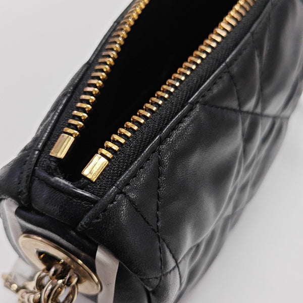 Dior Vibe Hobo Quilted Lambskin Black