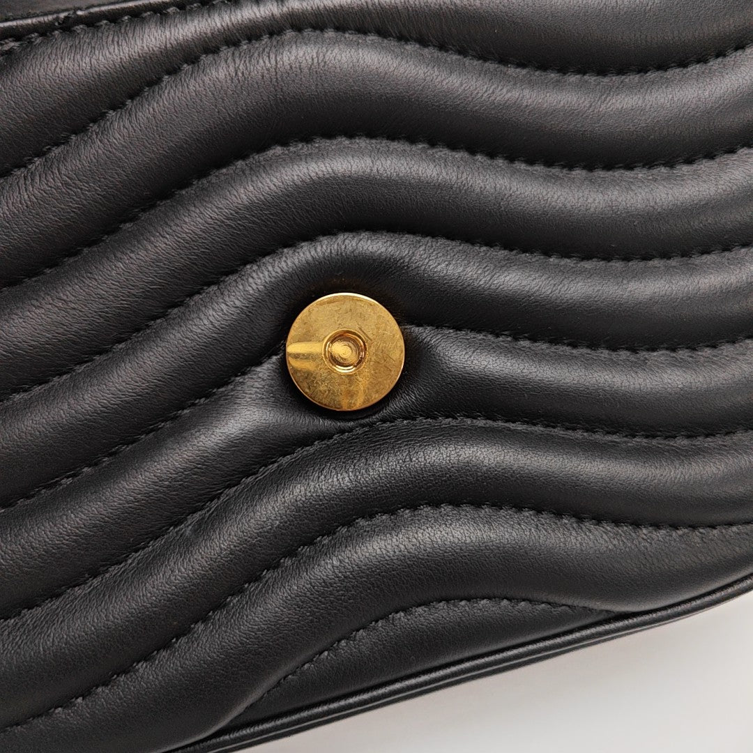 NEW WAVE Quilted Calfskin Black