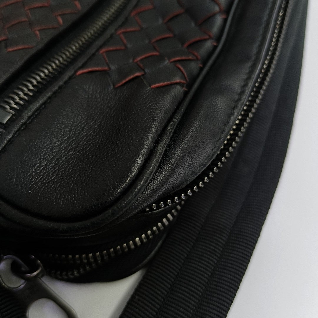 Calfskin Shoulder Bag Black