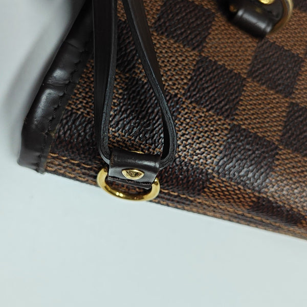 NEVERFULL MM Damier Ebene Coated Canvas Brown