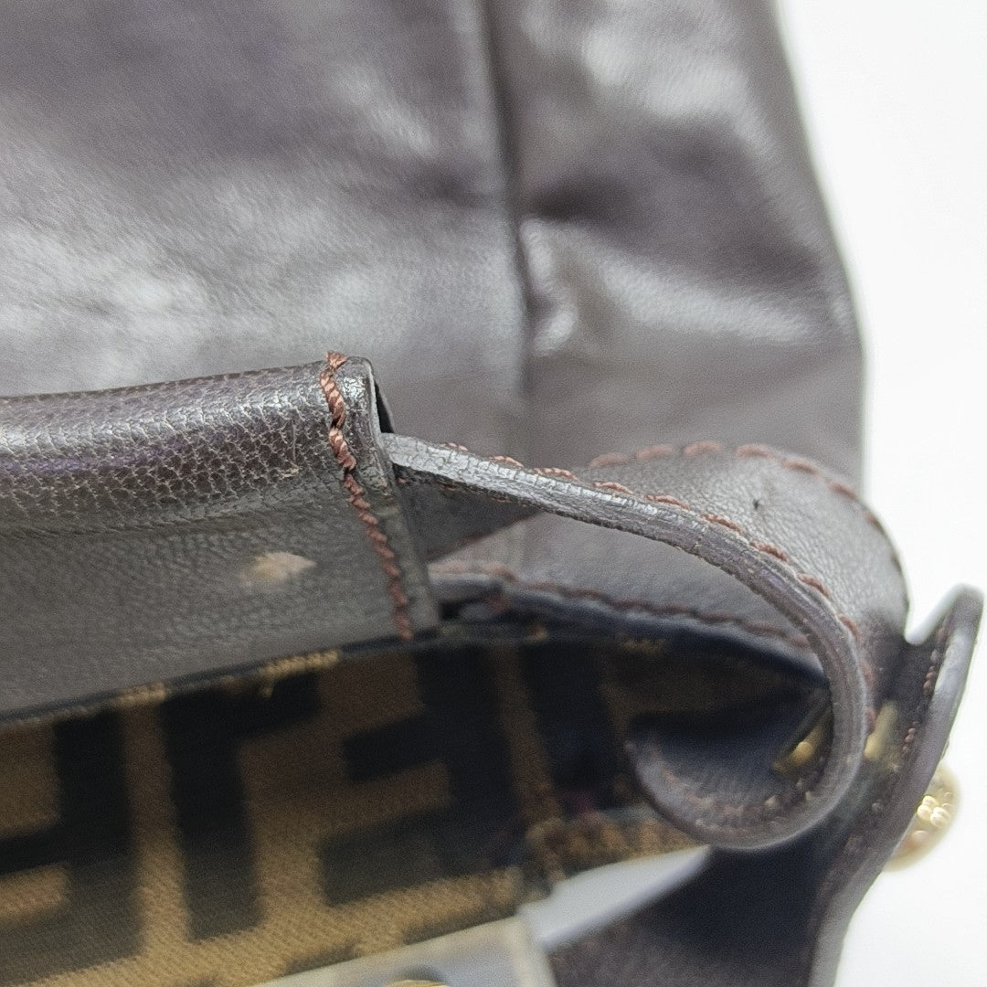 Peekaboo Medium Calfskin Brown
