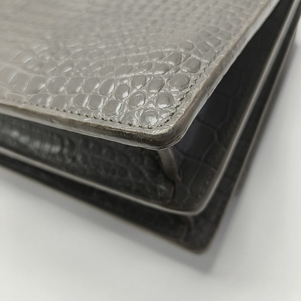 SUNSET Medium Calfskin Gray