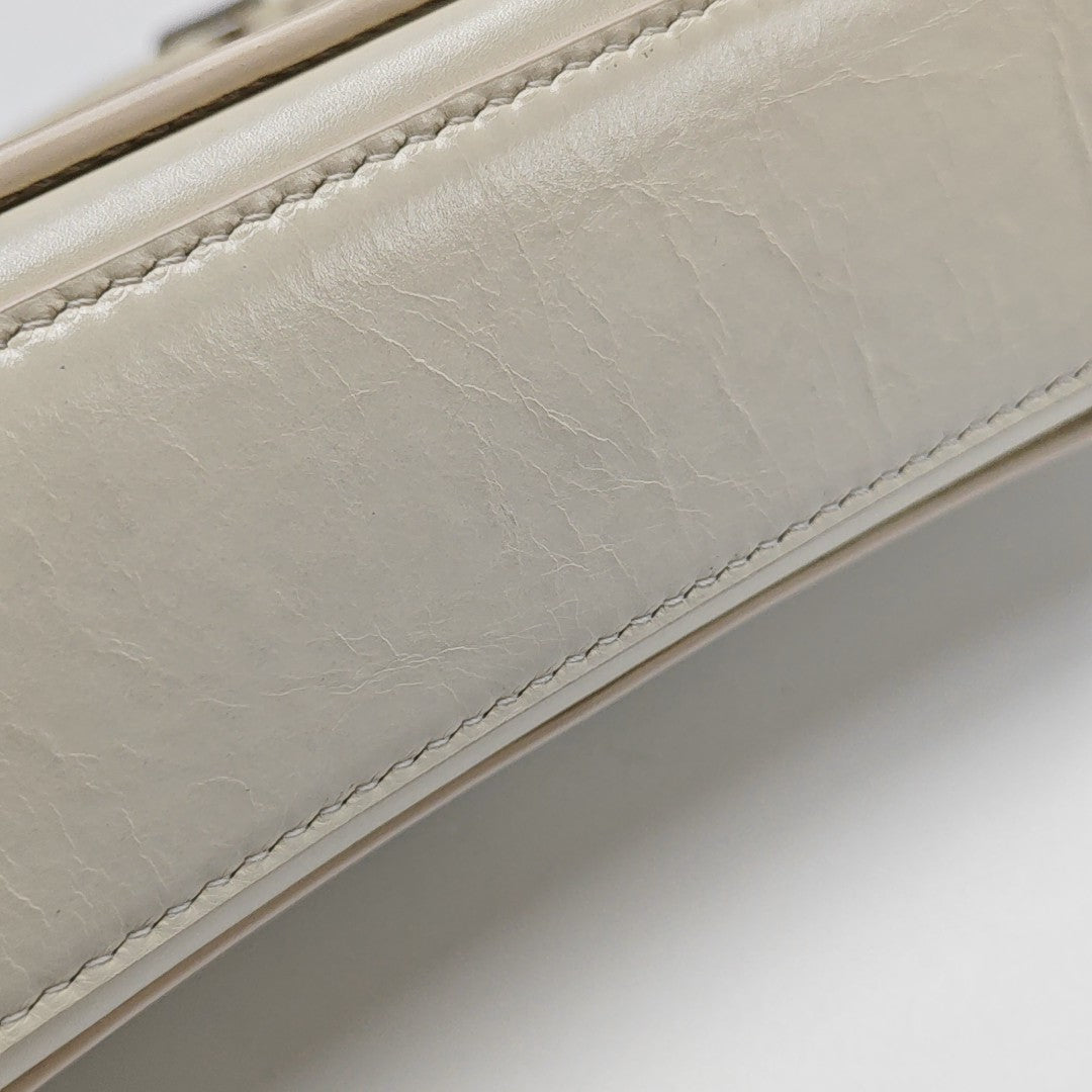 Crush Small Calfskin Beige