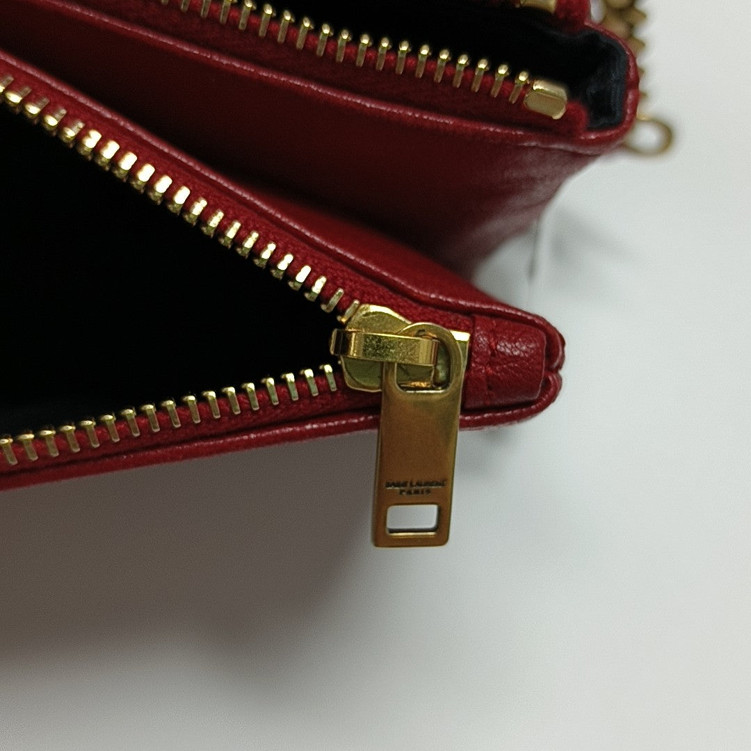 ANGIE Quilted Lambskin Red