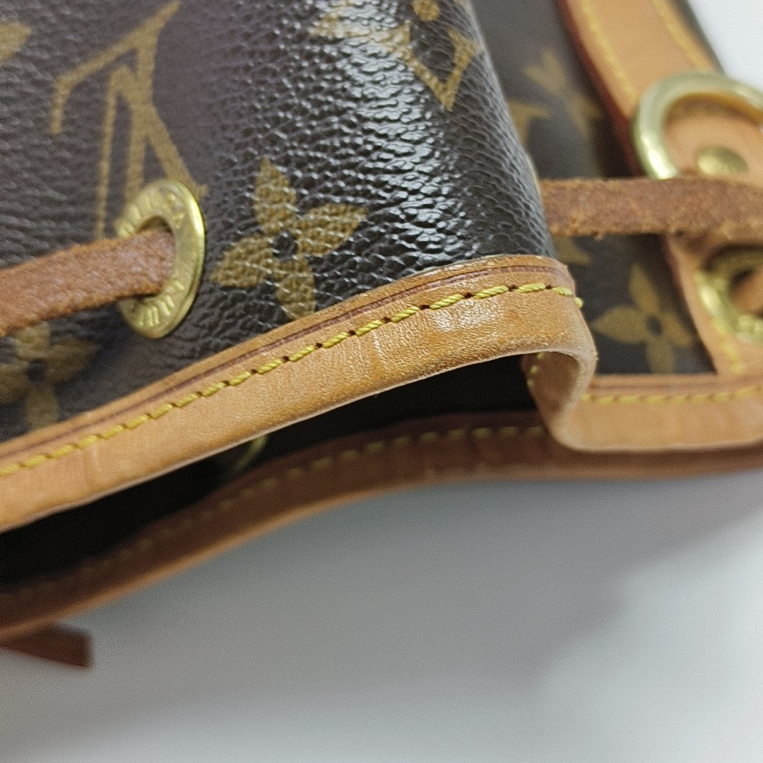 NÉONOÉ PM Monogram Coated Canvas Brown