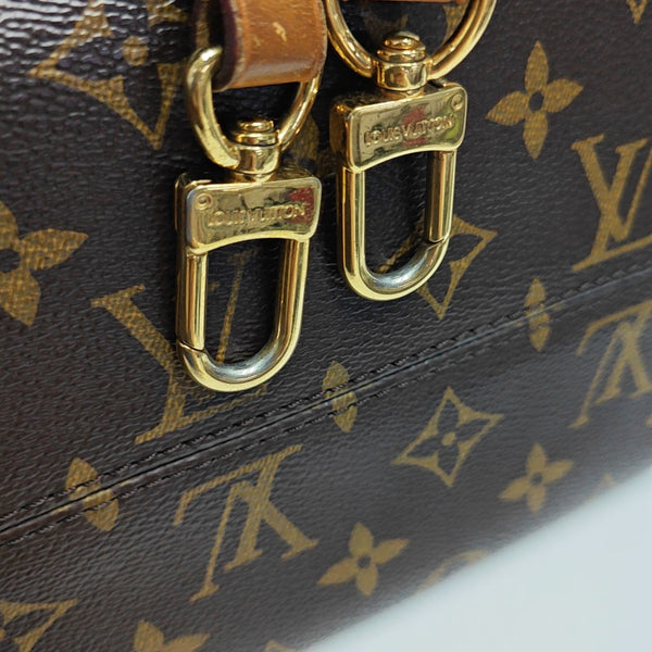 TURENNE Monogram Coated Canvas Brown