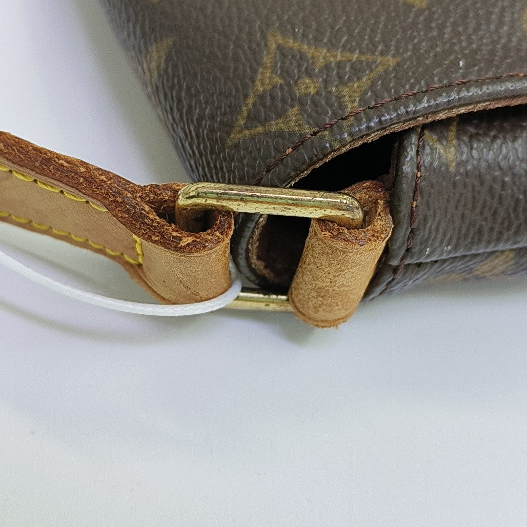 MUSETTE TANGO PM Monogram Coated Canvas Brown