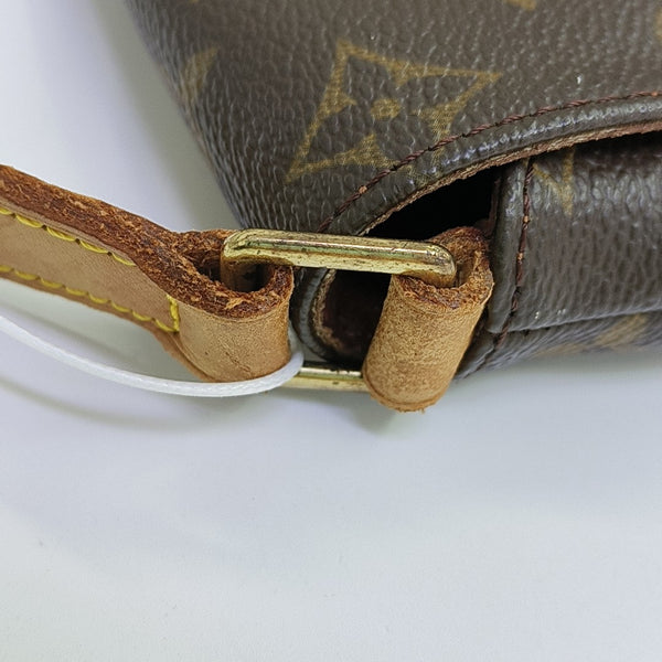 MUSETTE TANGO PM Monogram Coated Canvas Brown