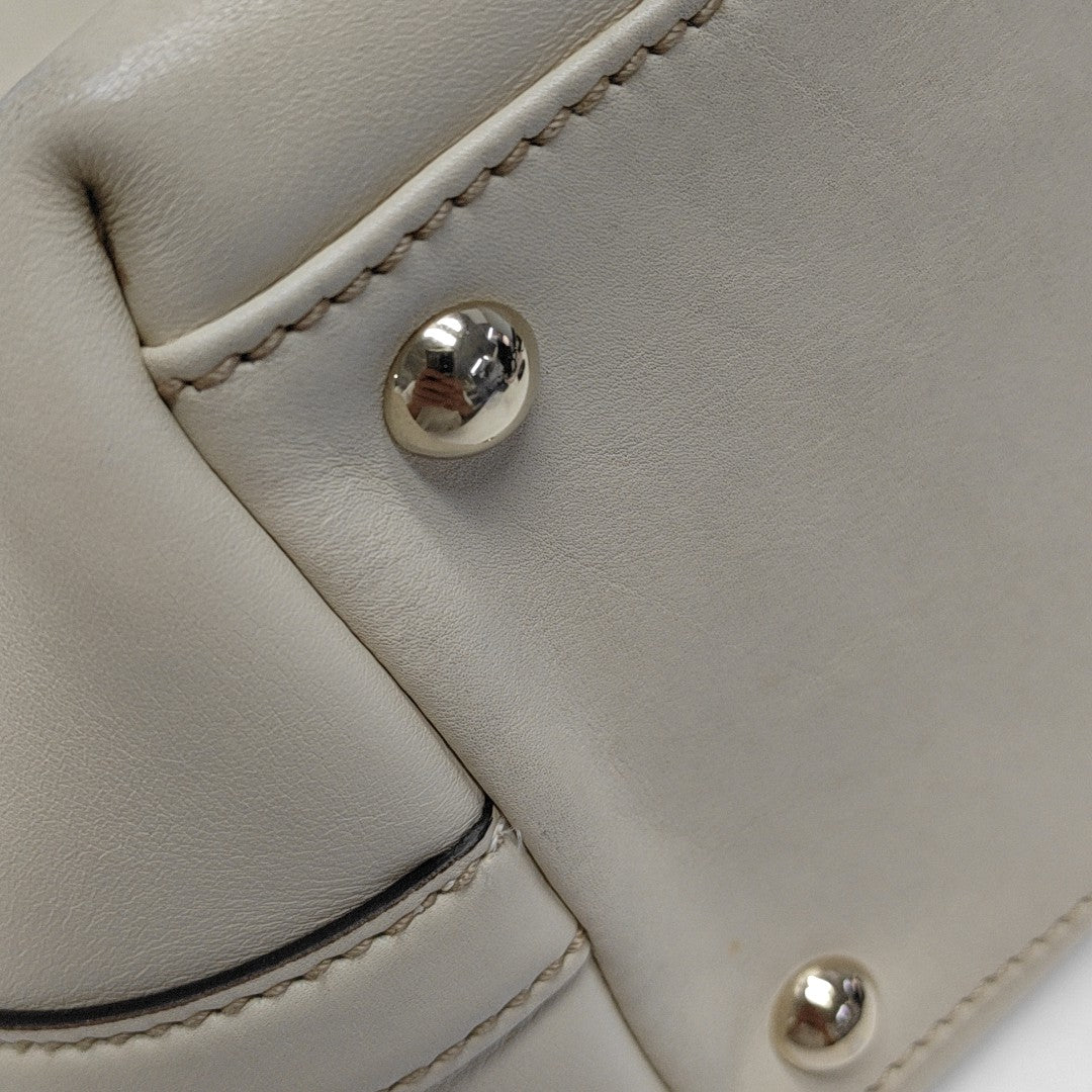 Monogram Canvas Tote Bag Beige