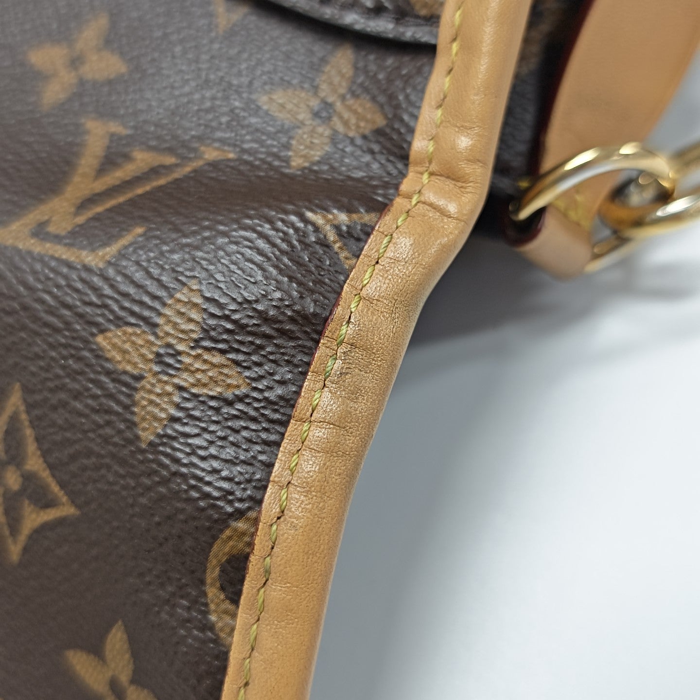 DIANE Monogram Coated Canvas Brown