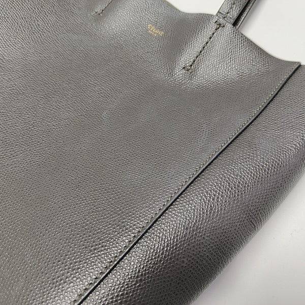 VERTICAL CABAS Mini Calfskin Gray