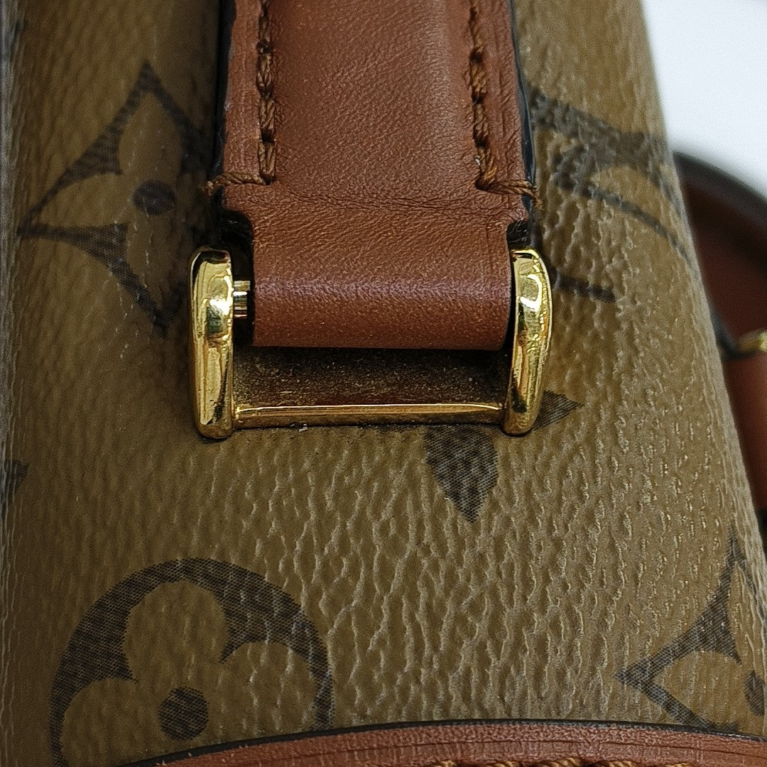 SPEEDY Nano Monogram lona revestida marrón