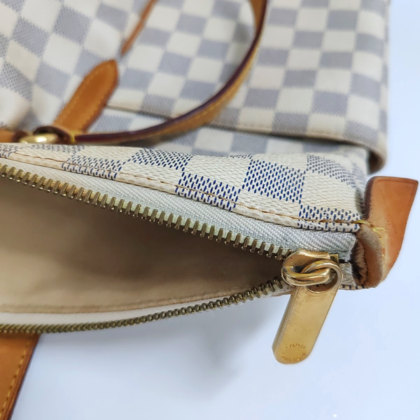 TOTALLY GM Damier Azur Coated Canvas White