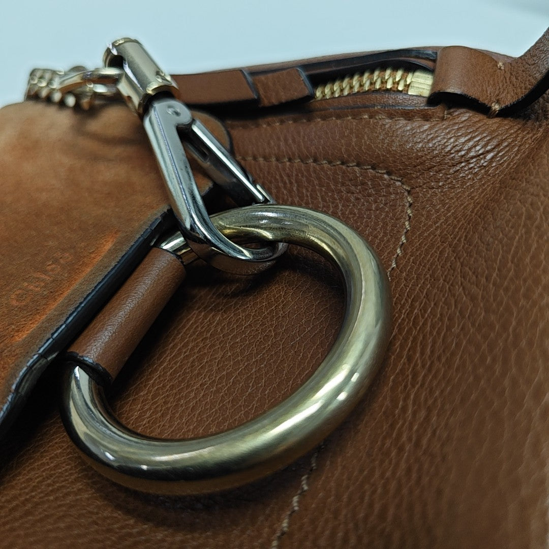 Faye Mini Calfskin Brown
