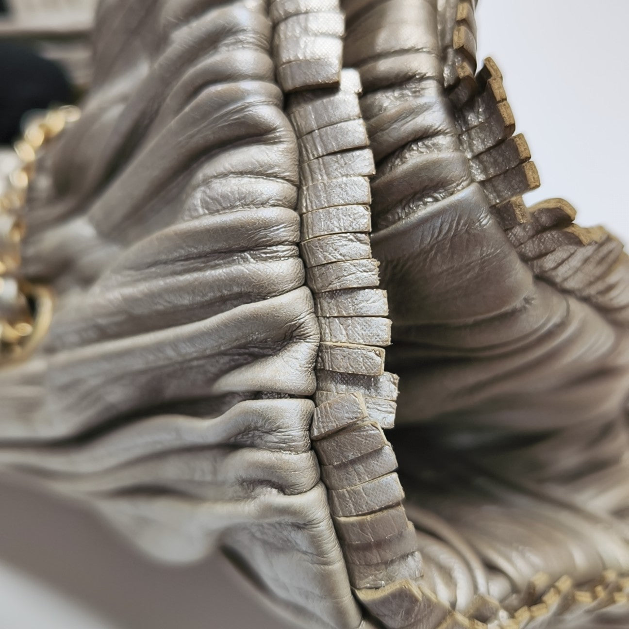 Calfskin Bucket Bag Beige