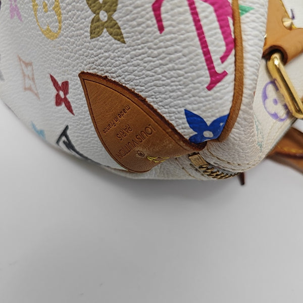 SPEEDY 30 Monogram Coated Canvas White