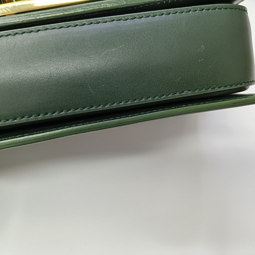 Calfskin Shoulder Bag Green