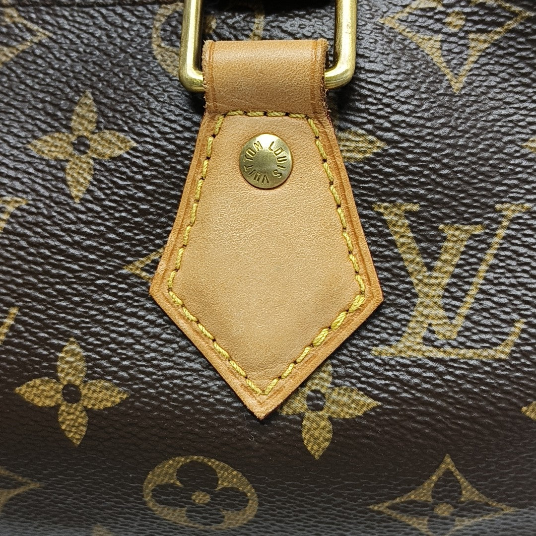 SPEEDY 25 Monogram Coated Canvas Brown