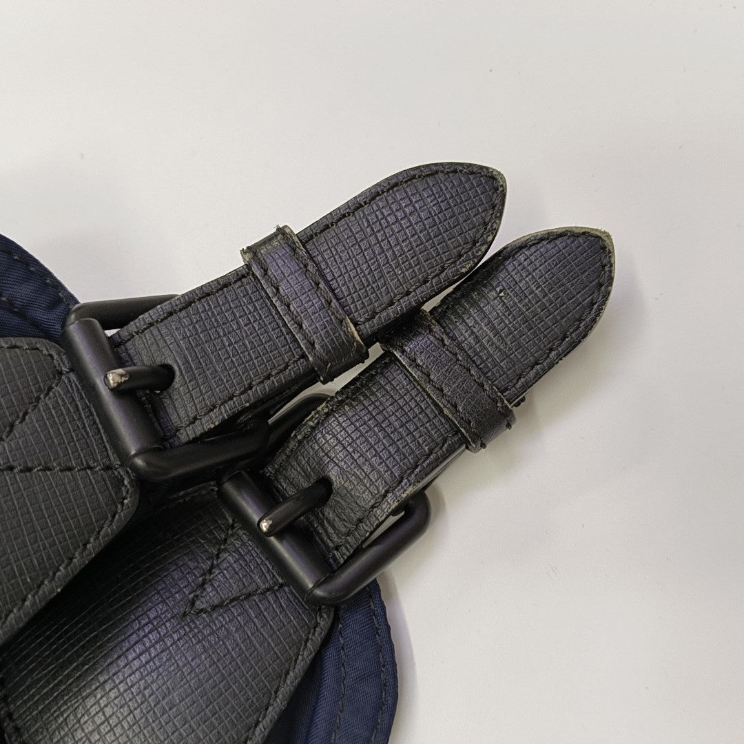The Rucksack Large Nylon Blue