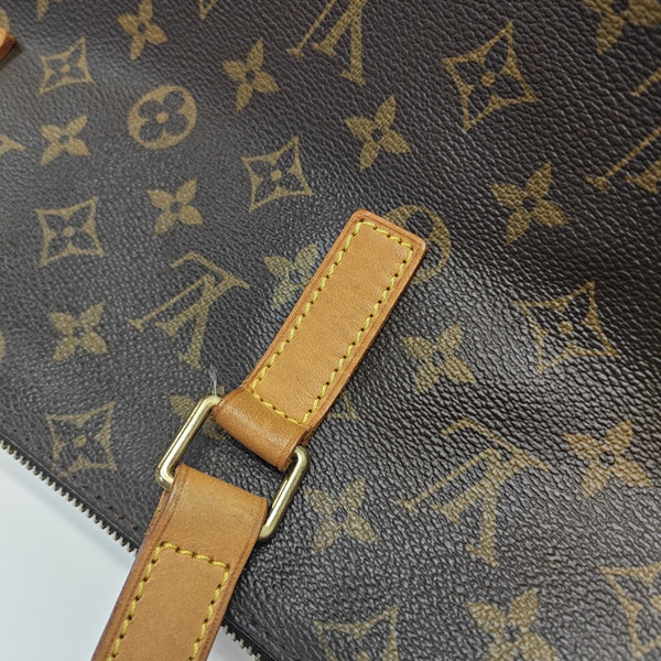 PIANO Monogram Coated Canvas Brown