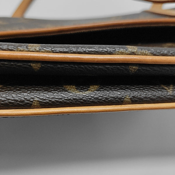 MARELLE Monogram Coated Canvas Brown
