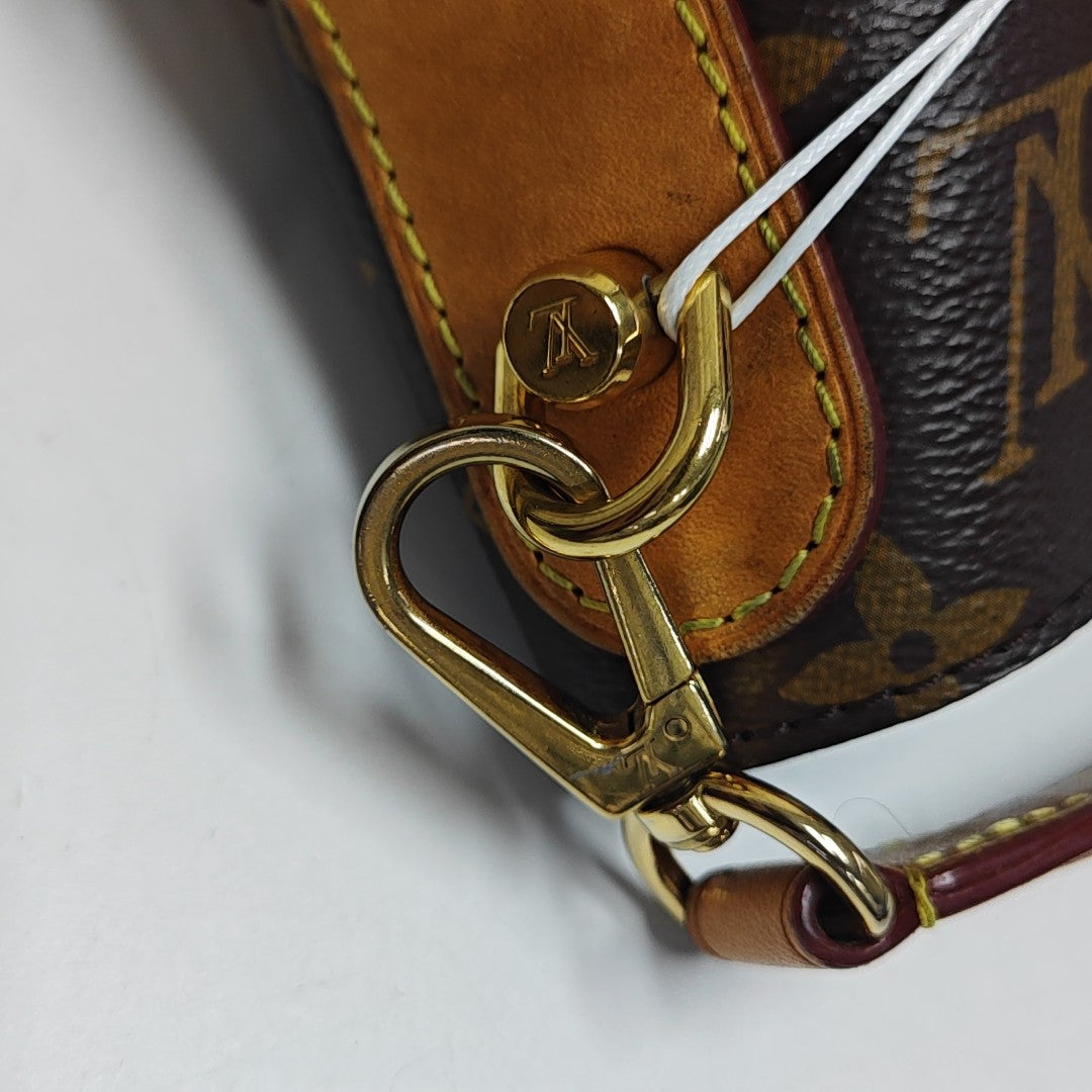 DUFFLE Monogram Coated Canvas Brown