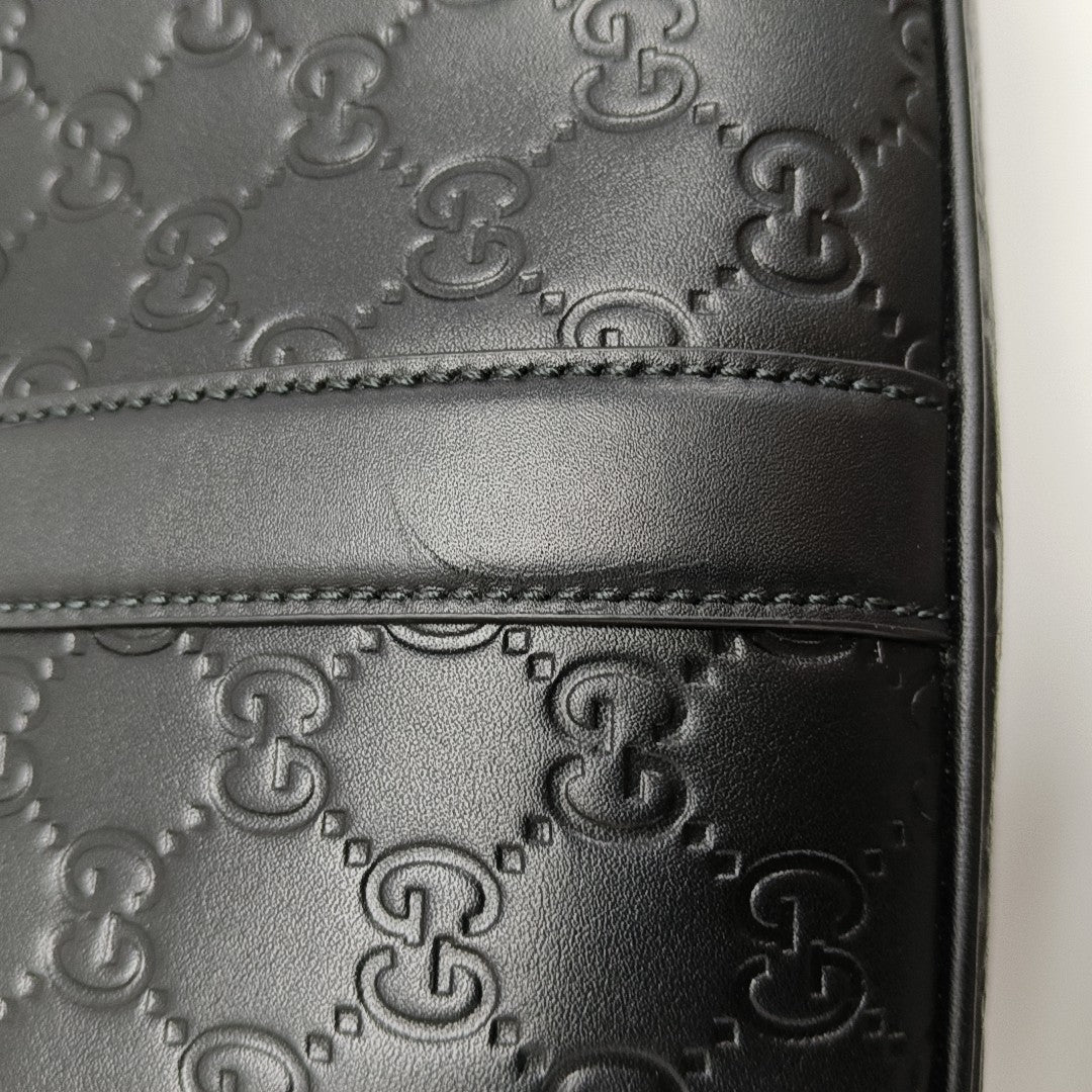 Signature Monogram Calfskin Black
