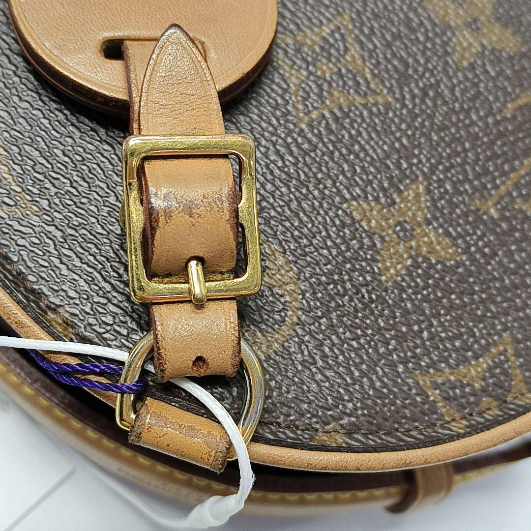 BOITE CHAPEAU Mini Monogram Coated Canvas Brown
