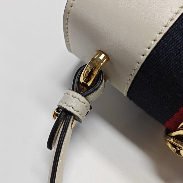 Sylvie Mini Calfskin White