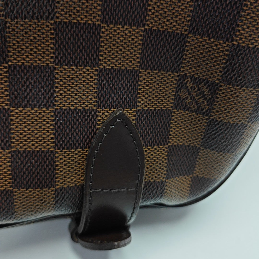 HIGHBURY Damier Ebene Coated Canvas Brown