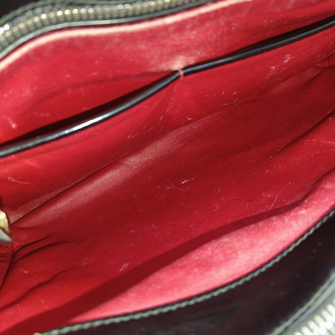Patent Leather Tote Bag Black