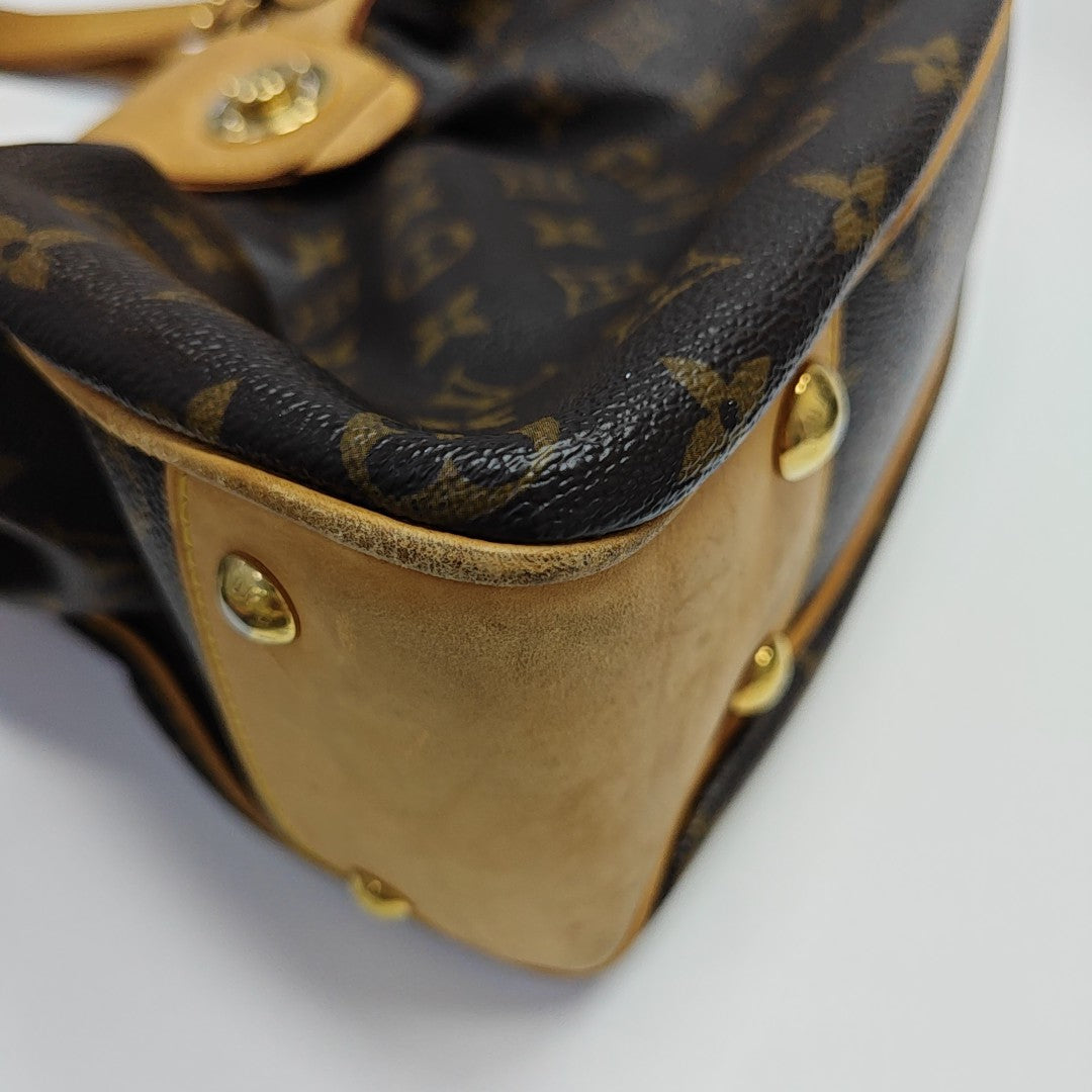VINTAGE BOETIE PM Monogram Coated Canvas Brown