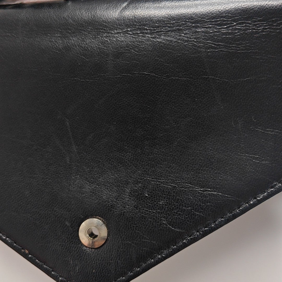 Calfskin Shoulder Bag Black
