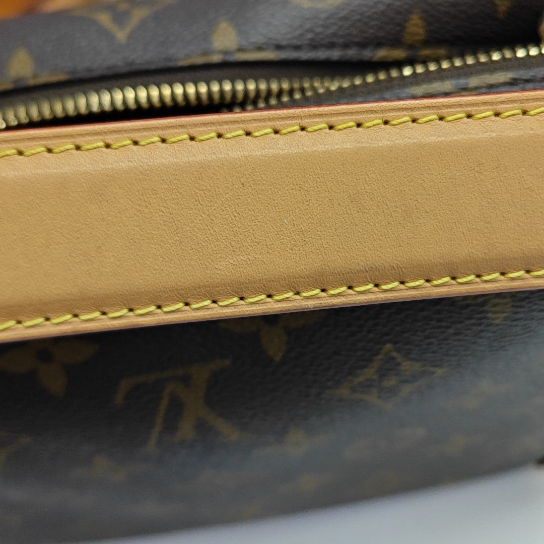 SIDE TRUNK MM Monogram Coated Canvas Brown