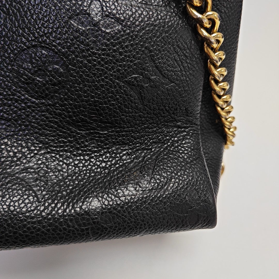 SURENE BB Monogram Calfskin Black