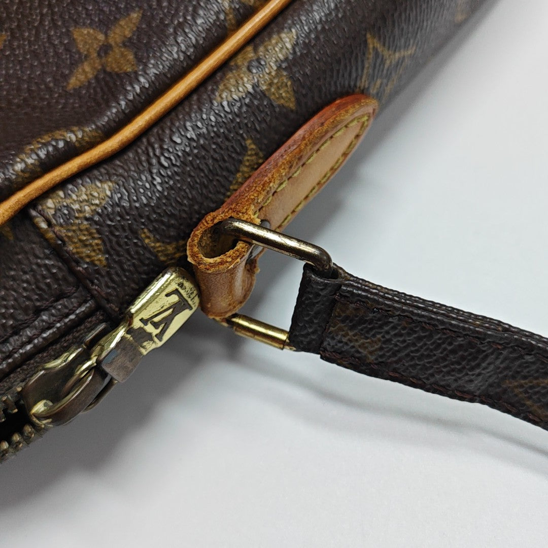 DANUBE Monogram Coated Canvas Brown