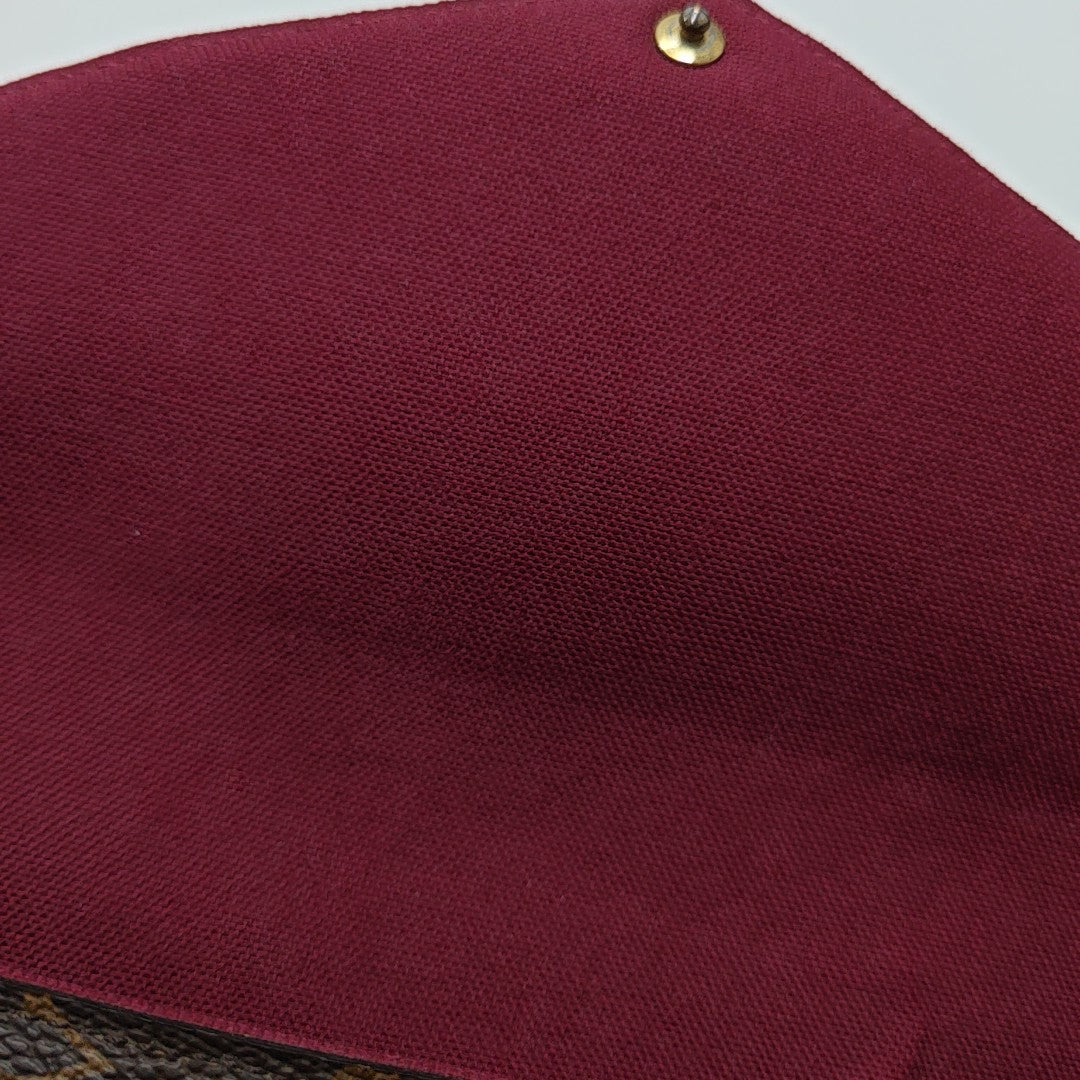 FÉLICIE Monogram Coated Canvas Brown