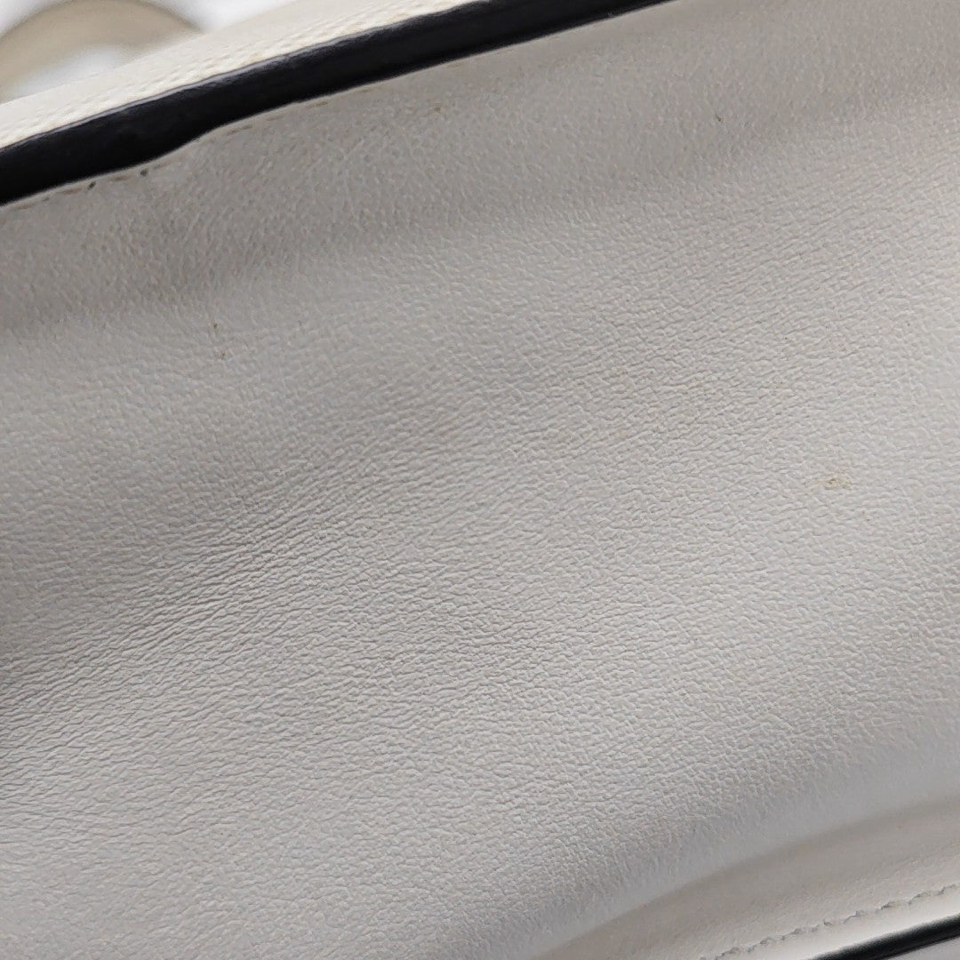 Monochrome Saffiano Calfskin White
