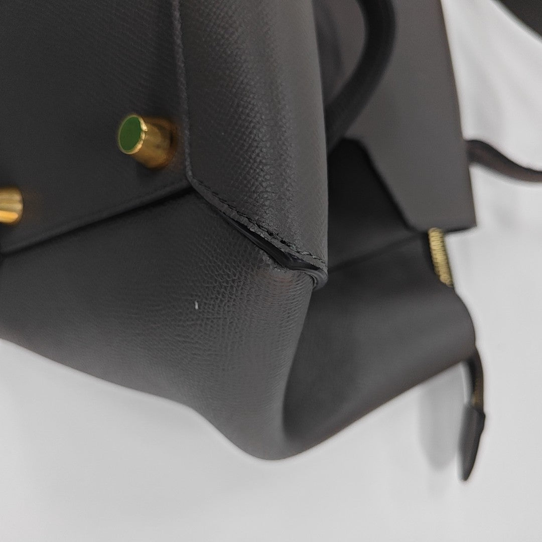 BELT Mini Calfskin Gray