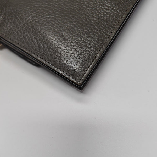 Interlocking G Small Calfskin Gray