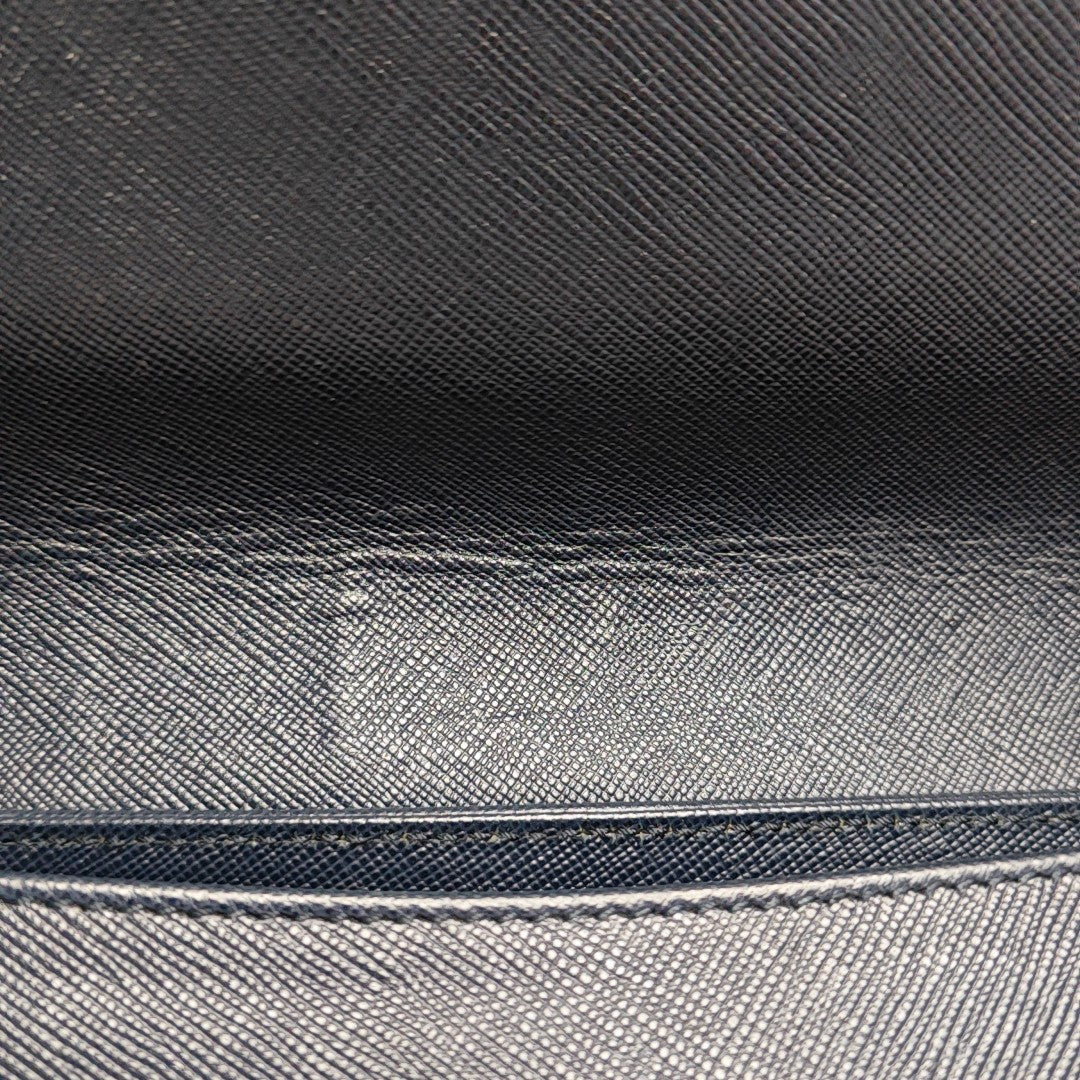 Calfskin Shoulder Bag Blue